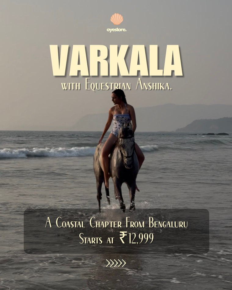 Varkala with equestrian creator Anshika